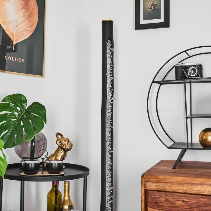 Hofstein Rodeche Stehleuchte LED Messing, Schwarz, 1-flammig – Bild 10