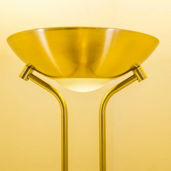 Hofstein Rom Deckenfluter LED Messing, 2-flammig – Bild 13