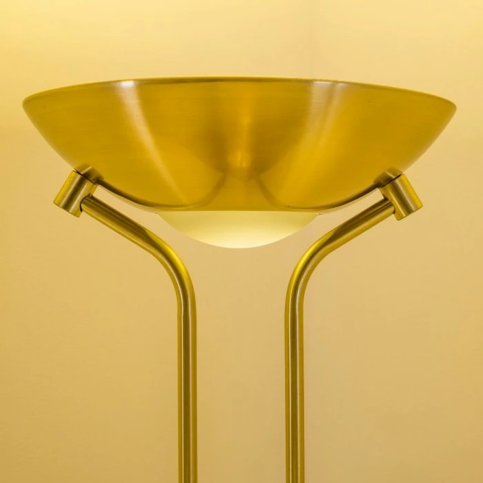 Hofstein Rom Deckenfluter LED Messing, 2-flammig – Bild 14