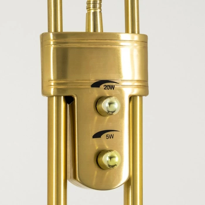 Hofstein Rom Deckenfluter LED Messing, 2-flammig – Bild 19