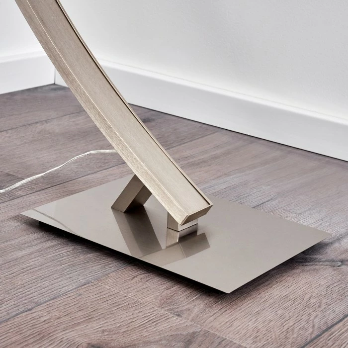 Hofstein Ruswil Bogenlampe LED Nickel-Matt, 1-flammig – Bild 16