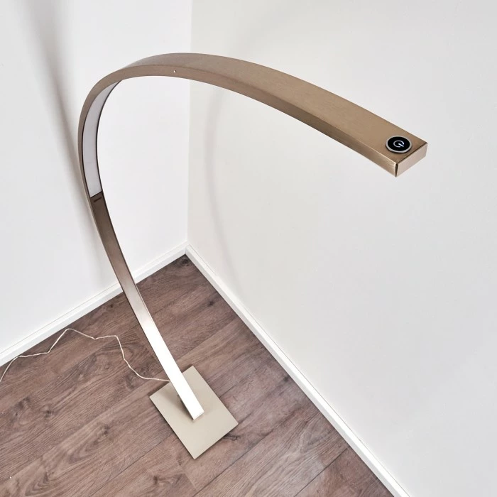 Hofstein Ruswil Bogenlampe LED Nickel-Matt, 1-flammig – Bild 8