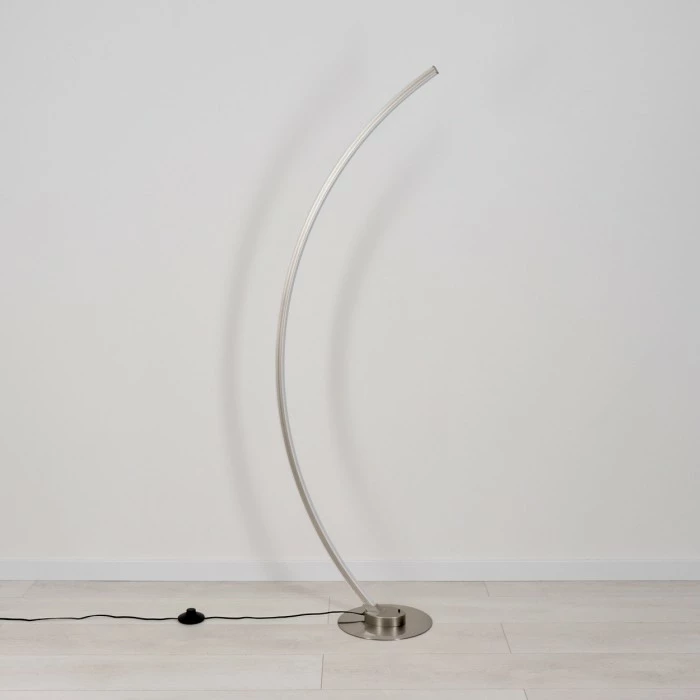 Hofstein Scar RGB Bogenlampe LED Nickel-Matt, 1-flammig, Fernbedienung, Farbwechsler – Bild 8