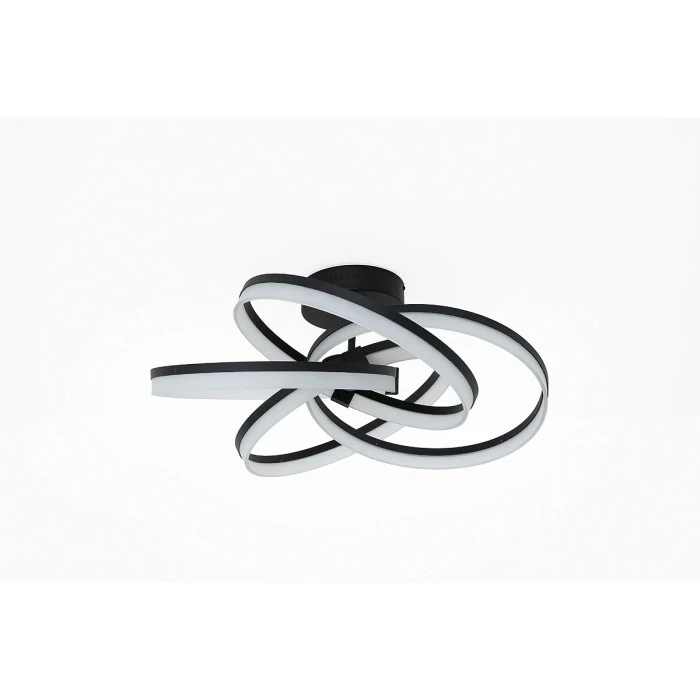 SCHÖNER WOHNEN-Kollektion Deckenleuchte Loop LED Schwarz, 1-flammig, Fernbedienung – Bild 3