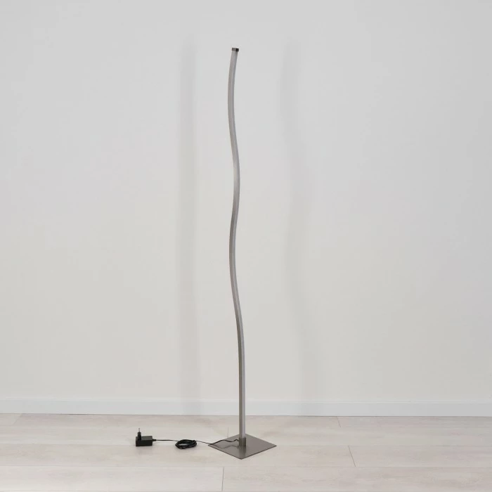 Hofstein Soyo Stehleuchte LED Nickel-Matt, 1-flammig – Bild 5