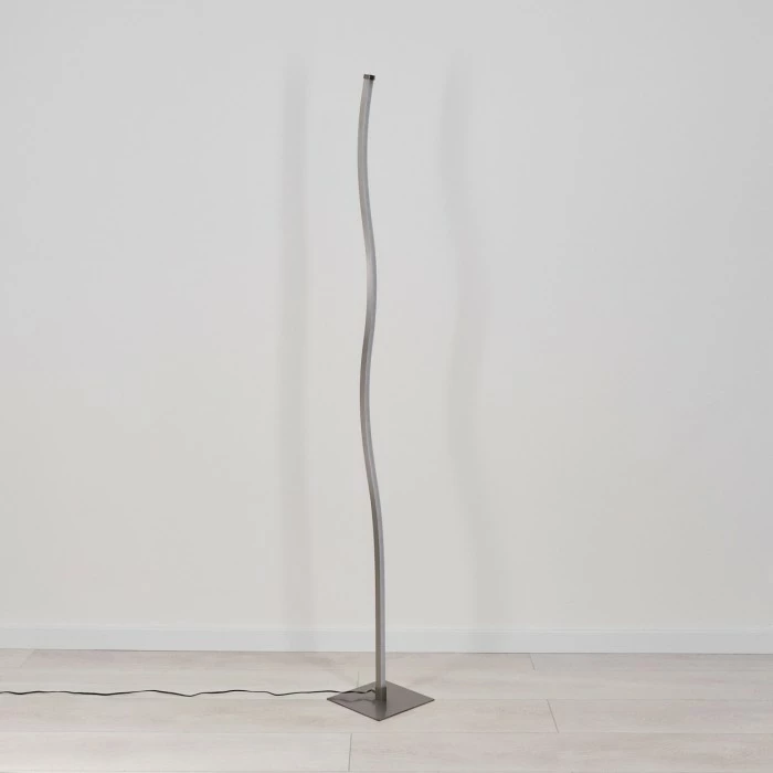 Hofstein Soyo Stehleuchte LED Nickel-Matt, 1-flammig – Bild 8