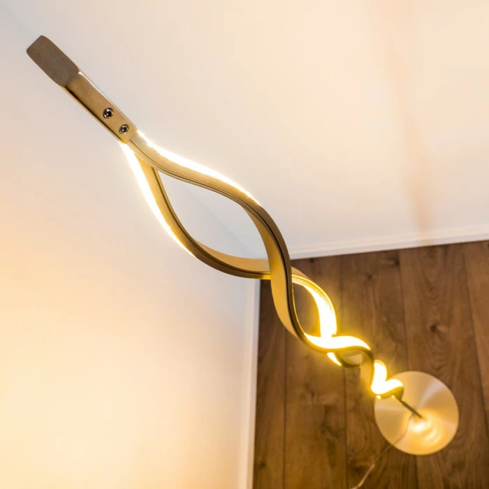 Hofstein Stehleuchte Inbyn LED Nickel-Matt, 1-flammig – Bild 12