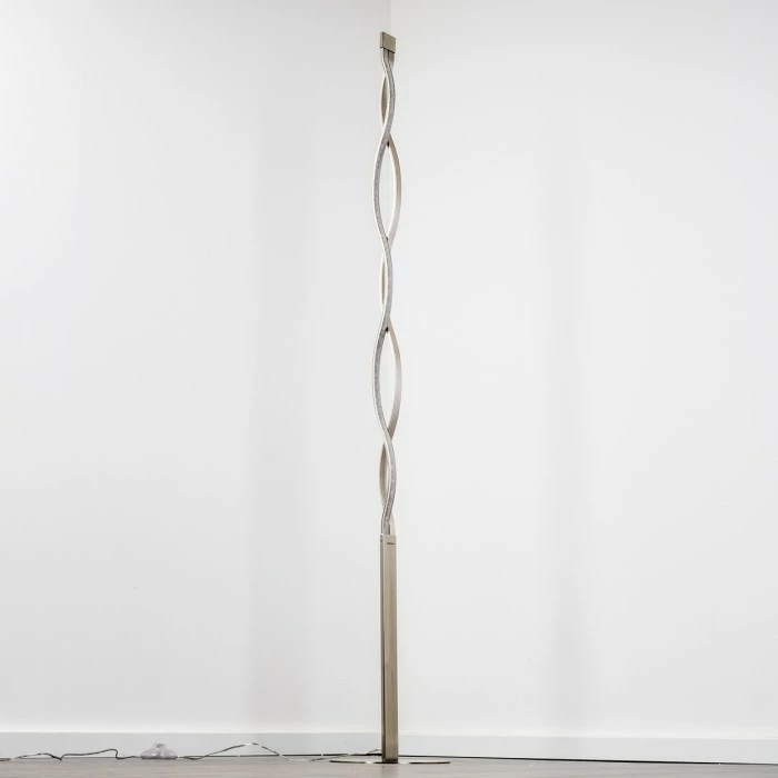 Hofstein Stehleuchte Inbyn LED Nickel-Matt, 1-flammig – Bild 14