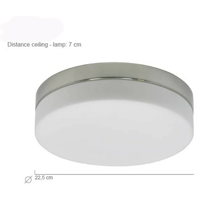 Steinhauer Ceiling and wall Deckenleuchte LED Edelstahl, 1-flammig – Bild 3