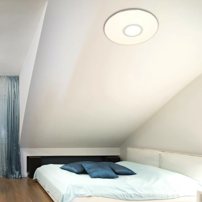 Steinhauer Ceiling and wall Wand- und Deckenleuchte LED Weiß, 2-flammig, Fernbedienung, Farbwechsler – Bild 2