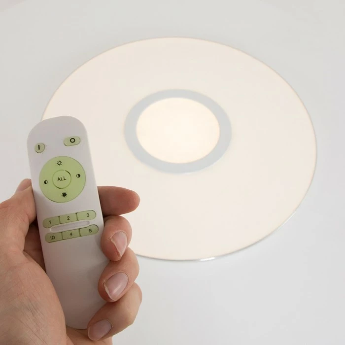 Steinhauer Ceiling and wall Wand- und Deckenleuchte LED Weiß, 2-flammig, Fernbedienung, Farbwechsler – Bild 3