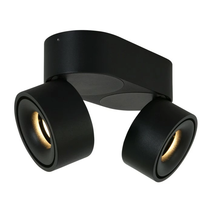 Steinhauer Fez Deckenleuchte LED Schwarz, 2-flammig – Bild 9