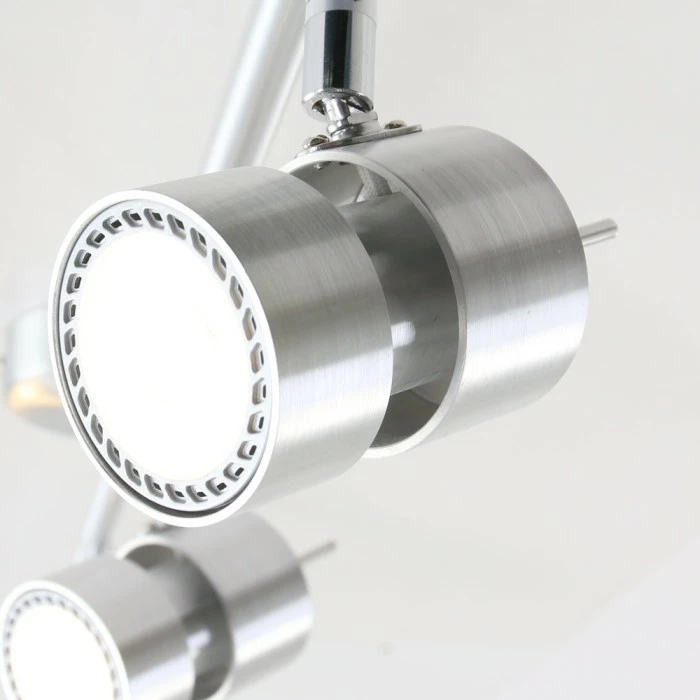 Steinhauer Natasja Deckenleuchte LED Edelstahl, 4-flammig – Bild 4