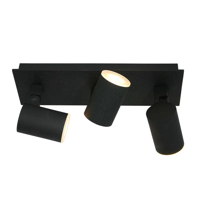 Steinhauer Points noirs Deckenleuchte LED Schwarz, 3-flammig – Bild 8