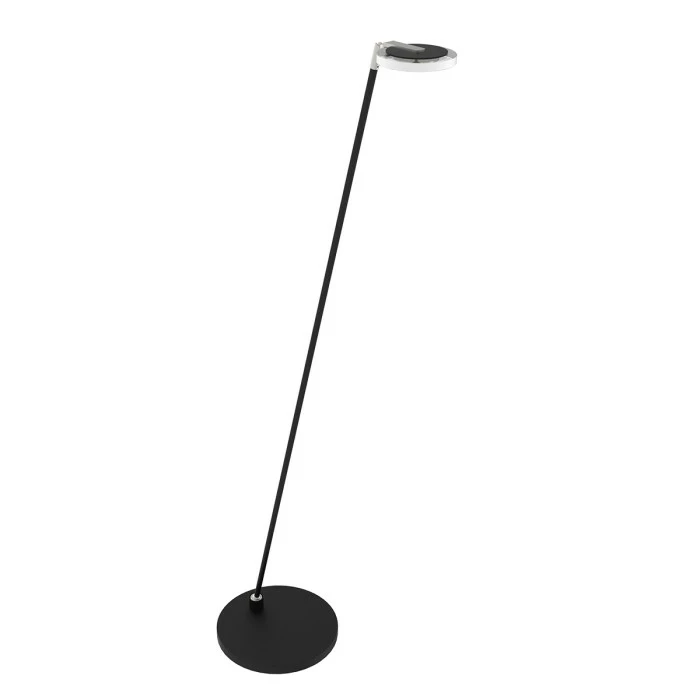 Steinhauer Turound Stehlampe LED Schwarz, Edelstahl, 1-flammig