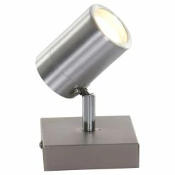 Steinhauer Upround Deckenleuchte LED Nickel-Matt, Grau, 1-flammig