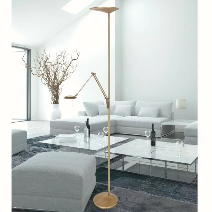 Steinhauer Zodiac Deckenfluter LED Bronze, 2-flammig – Bild 6