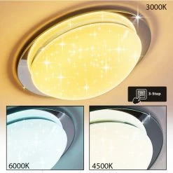 Hofstein Sweety Deckenleuchte LED Wei&szlig;, 1-flammig