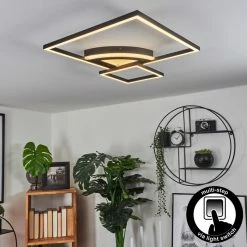 Hofstein Taleta Deckenleuchte LED Schwarz, Wei&szlig;, 1-flammig