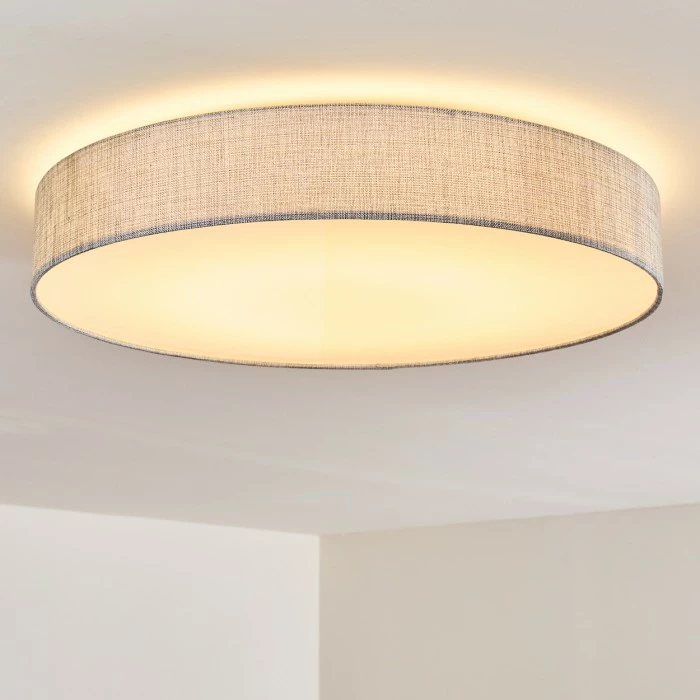 Hofstein Tallaboa Deckenleuchte LED Silber, 1-flammig, Fernbedienung – Bild 11