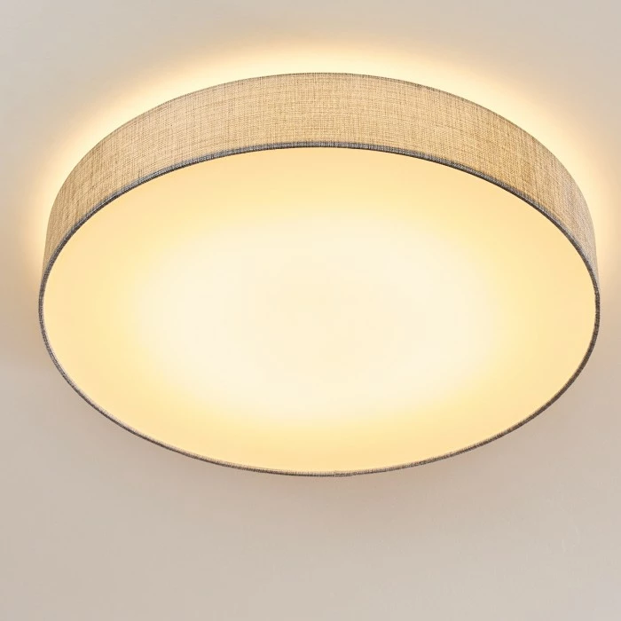 Hofstein Tallaboa Deckenleuchte LED Silber, 1-flammig, Fernbedienung – Bild 12