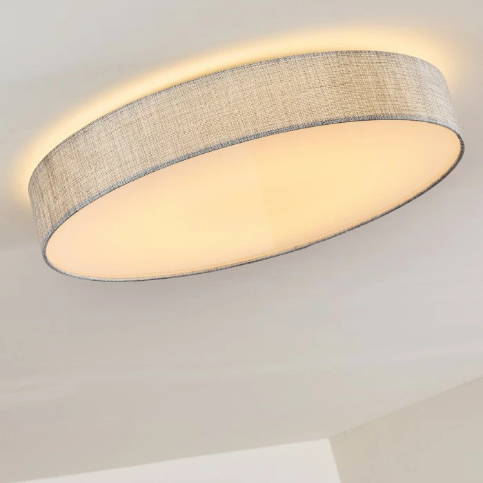 Hofstein Tallaboa Deckenleuchte LED Silber, 1-flammig, Fernbedienung – Bild 16