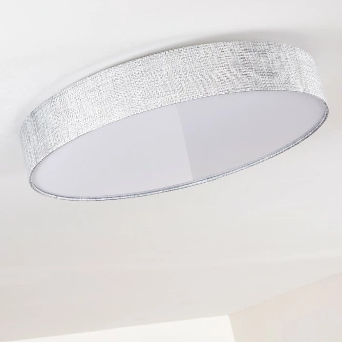 Hofstein Tallaboa Deckenleuchte LED Silber, 1-flammig, Fernbedienung – Bild 6