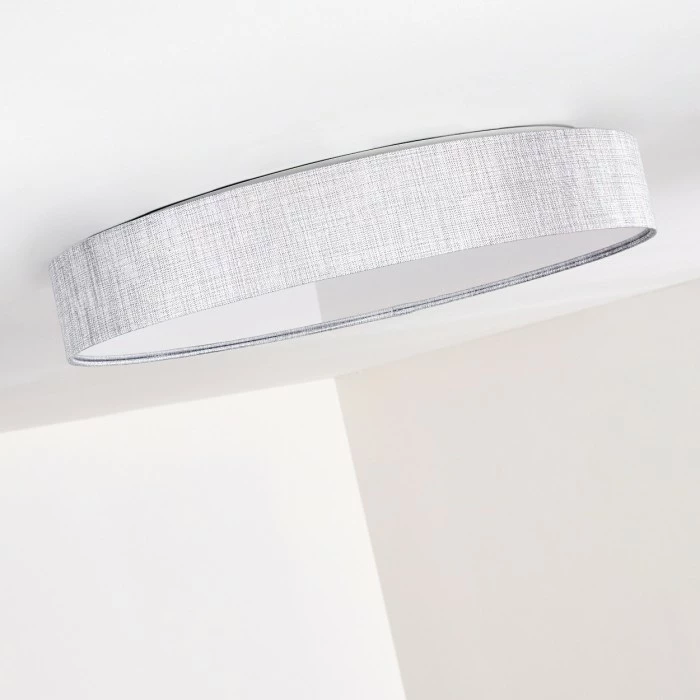 Hofstein Tallaboa Deckenleuchte LED Silber, 1-flammig, Fernbedienung – Bild 10