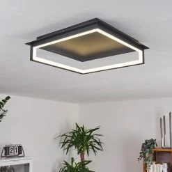 Hofstein Taxmido Deckenleuchte LED Schwarz, 1-flammig