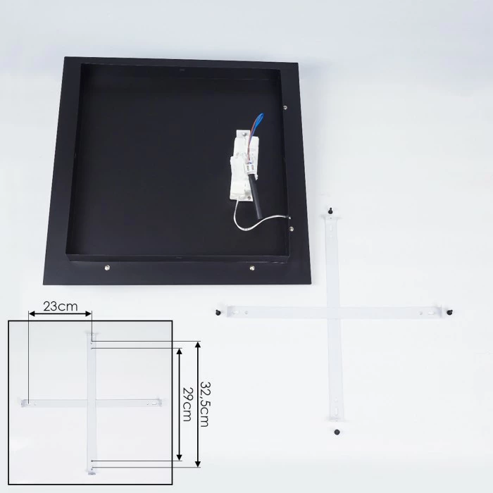 Hofstein Taxmido Deckenleuchte LED Schwarz, 1-flammig – Bild 5