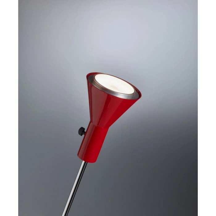 Tecnolumen ES 57 LED Fluter Rot, Chrom, 1-flammig – Bild 2