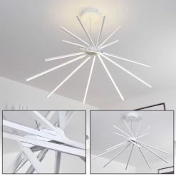 Hofstein Teles Deckenleuchte LED Weiß, 1-flammig