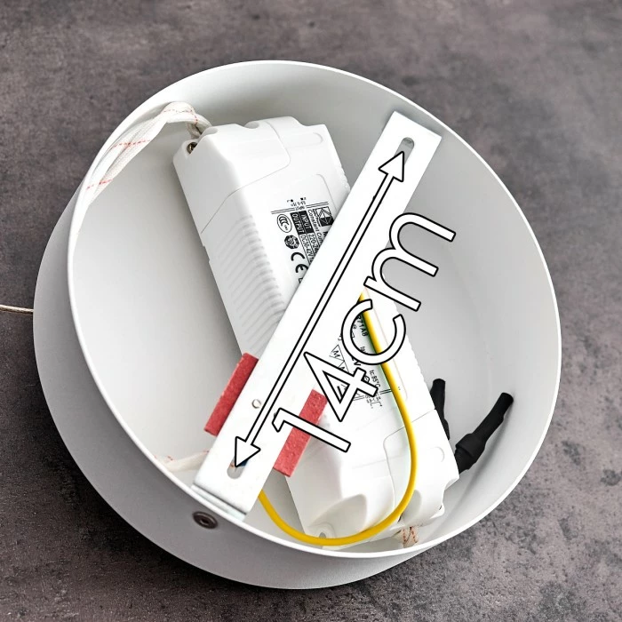 Hofstein Teles Deckenleuchte LED Weiß, 1-flammig – Bild 18