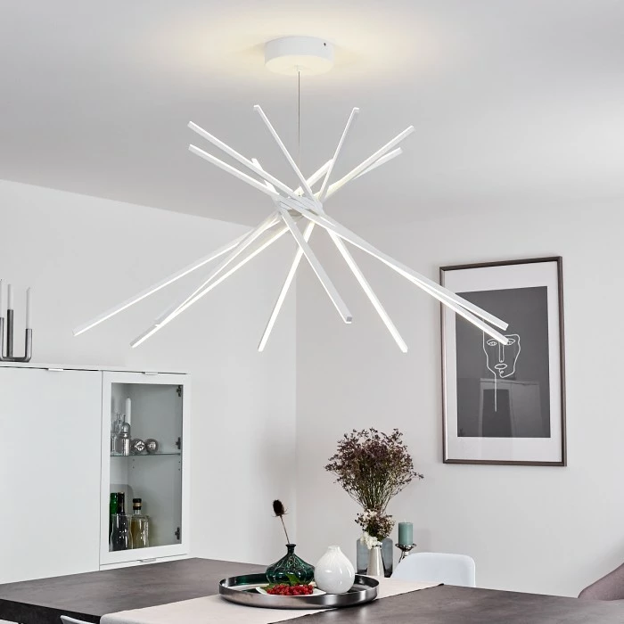 Hofstein Teles Deckenleuchte LED Weiß, 1-flammig – Bild 3