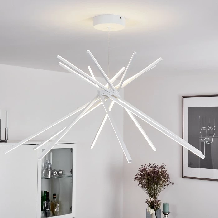 Hofstein Teles Deckenleuchte LED Weiß, 1-flammig – Bild 9