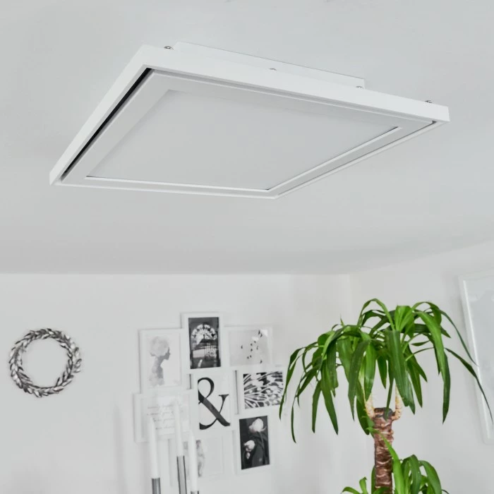 Hofstein Telsen Deckenpanel LED Weiß, 2-flammig, Fernbedienung, Farbwechsler – Bild 12