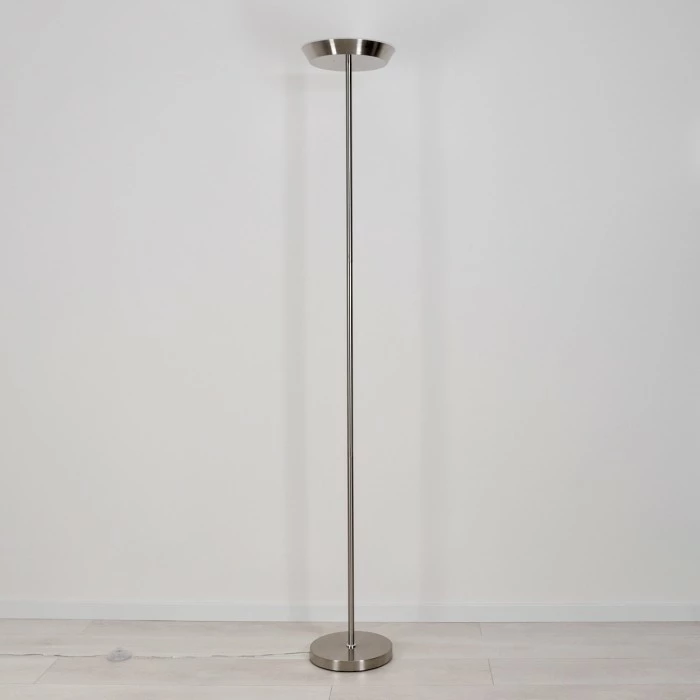 Hofstein Theron Deckenfluter LED Nickel-Matt, 1-flammig, Fernbedienung – Bild 8