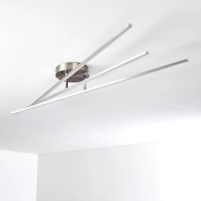 Hofstein Tornio Deckenleuchte LED Nickel-Matt, 3-flammig – Bild 18