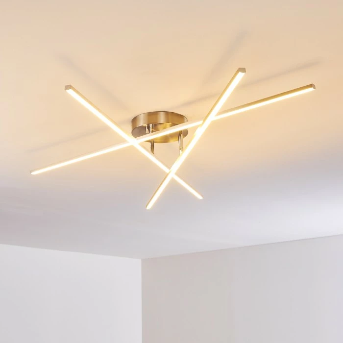 Hofstein Tornio Deckenleuchte LED Nickel-Matt, 3-flammig – Bild 22