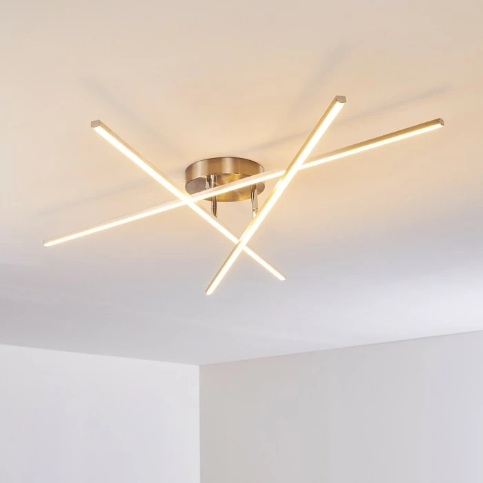 Hofstein Tornio Deckenleuchte LED Nickel-Matt, 3-flammig – Bild 23