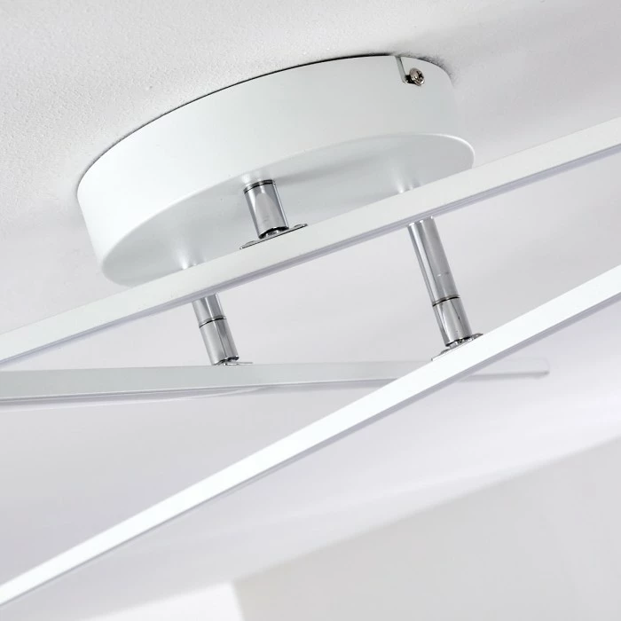 Hofstein Tornio Deckenleuchte LED Nickel-Matt, Weiß, 3-flammig – Bild 11