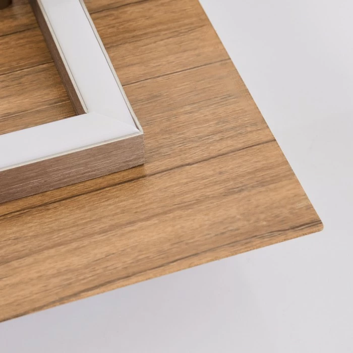 Hofstein Torres Deckenleuchte LED Nickel-Matt, 2-flammig, Fernbedienung – Bild 9