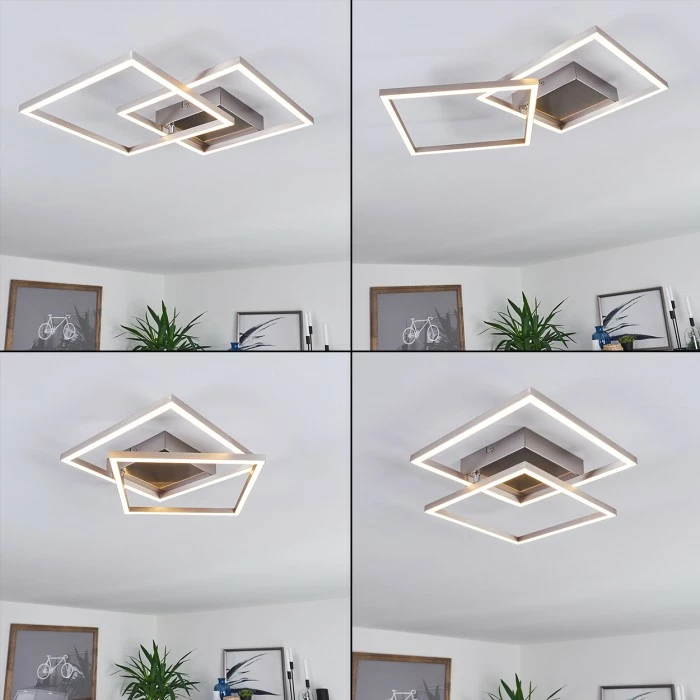 Hofstein Torres Deckenleuchte LED Weiß, 2-flammig – Bild 2