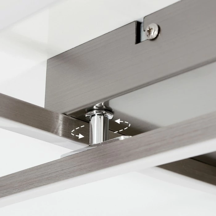 Hofstein Torres Deckenleuchte LED Weiß, 2-flammig – Bild 3