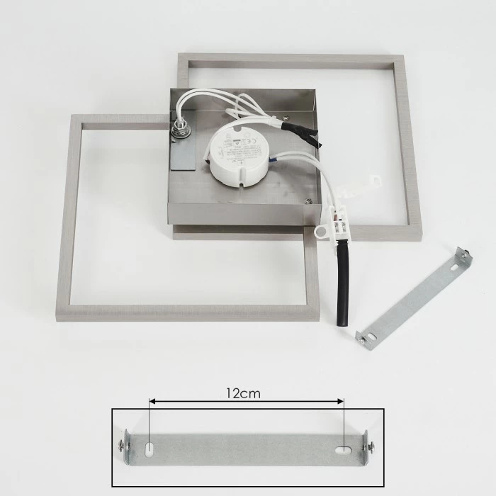 Hofstein Torres Deckenleuchte LED Weiß, 2-flammig – Bild 5