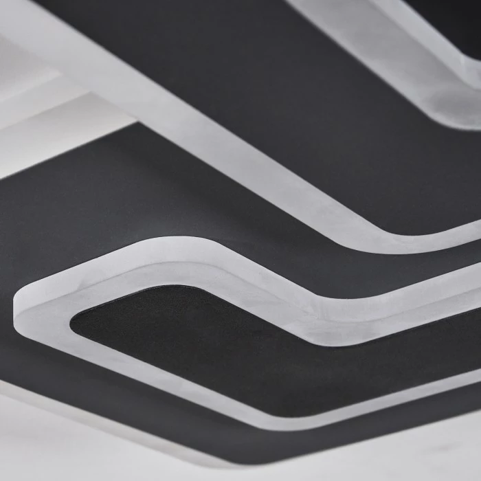 Hofstein Trapani Deckenleuchte LED Weiß, 1-flammig, Fernbedienung – Bild 3