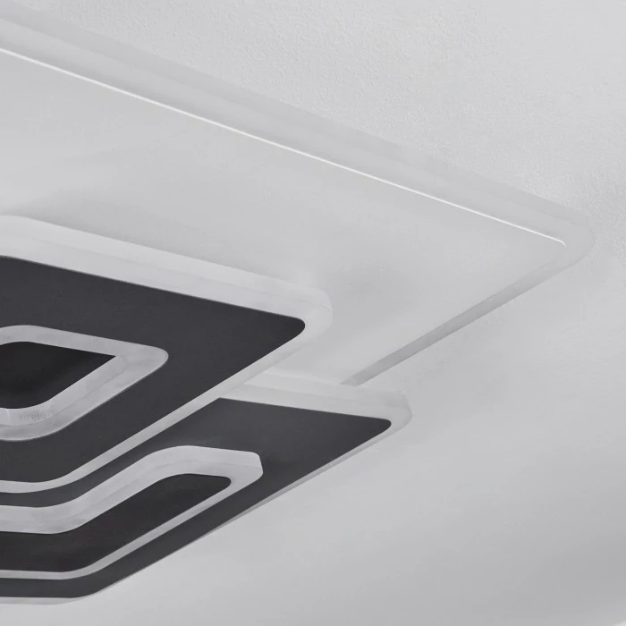 Hofstein Trapani Deckenleuchte LED Weiß, 1-flammig, Fernbedienung – Bild 5