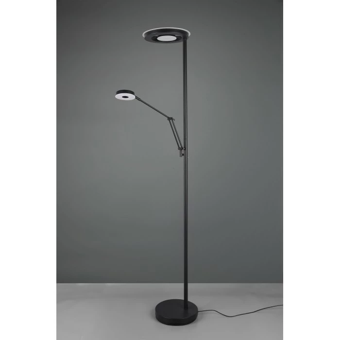 Trio Leuchten Trio Barrie Deckenfluter LED Schwarz, 2-flammig – Bild 5