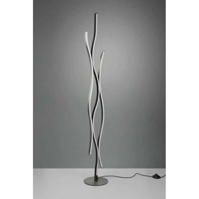 Trio Leuchten Trio Blaze Stehleuchte LED Aluminium, 1-flammig