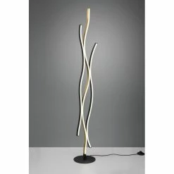 Trio Leuchten Trio Blaze Stehleuchte LED Messing, 1-flammig